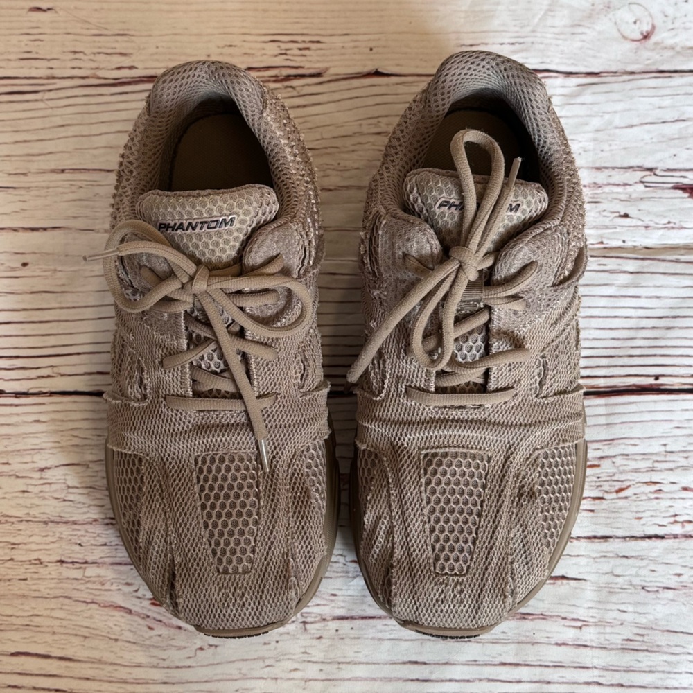 Balenciaga Phantom Mesh Sneakers in Dark Beige Sz 38 Sz 8